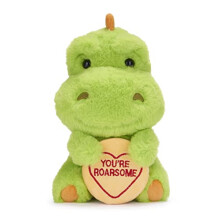 Swizzels Love Hearts Danny the Dinosaur 'You're Roarsome' Plush Soft Toy 20CM