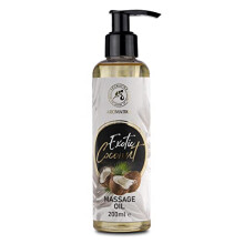 Massage Oil Coconut 200ml - Body Oil with Coconut - Jojoba - Almond - Grapeseed - Peach Kernel Oils - Aromatherapy Oil - Relax Oil - Good Sleep Oil -