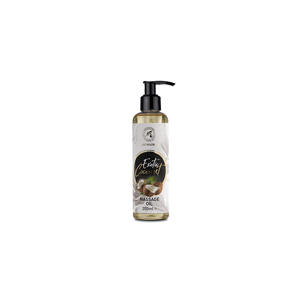 Aromatika Trust The Power Of Nature Peach Massage Oil Coconut 200Ml - Body Oil With Coconut - Jojoba - Almond - Grapeseed - Kernel Oils - Aromatherapy Oil - Relax Oil - Good Sleep Oil