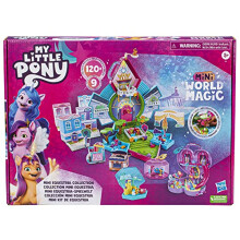 Mini World Magic Mini Equestria Collection Set - Customizable Toy Playset for Kids with Over 120 Pieces, Multicolor