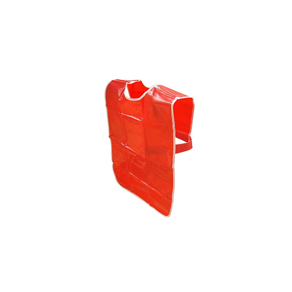 Waterproof Pvc Apron For Children Messy Play Baking & Painting Large 71Cm X 66Cm By Bcreative Red Be Creative