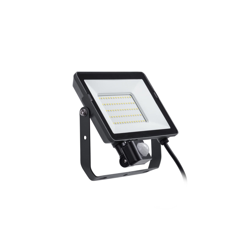 Projectline LED Floodlight with Sensor [50 Watts - 3000K White Light] for Outdoor Commercial Lighting