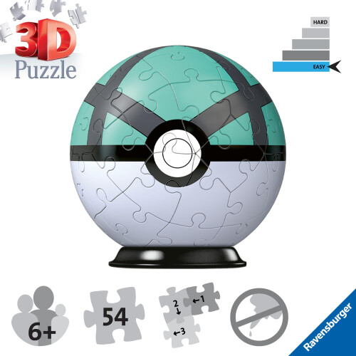 Ravensburger 3D-boldpuslespil: Pokémon-netbold 2