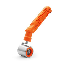 35mm Steel Wallpaper Roller Edge Seam Roller Flat Pressure Roller Car Audio Sound Deadening Application Vinyl Roller for Install Wallpaper, Vinyl