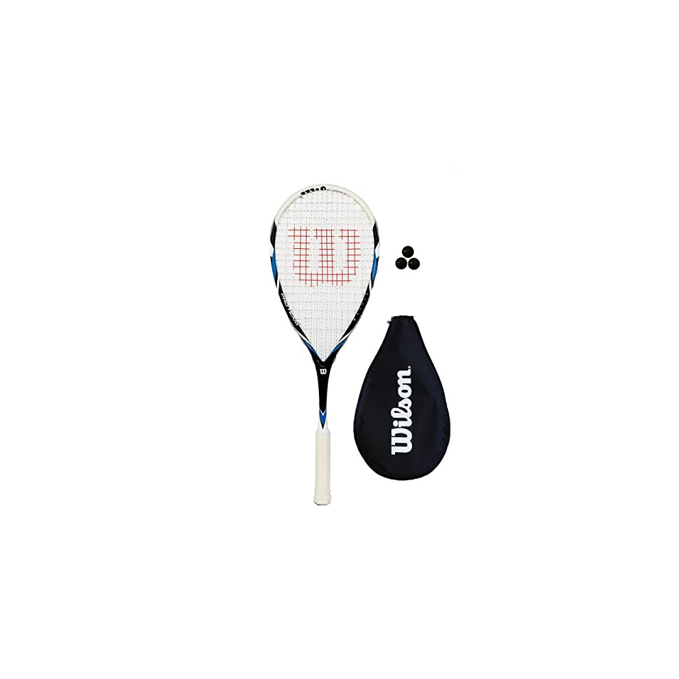 Pro Team Squash Racket + Cover + 3 Squash Balls