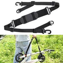 Scooter Carry Strap Universal, Portable Scooter Pull Along Strap, Adjustable Scooter Shoulder Strap for Kids Bikes Foldable Bicycle Scooter Folding