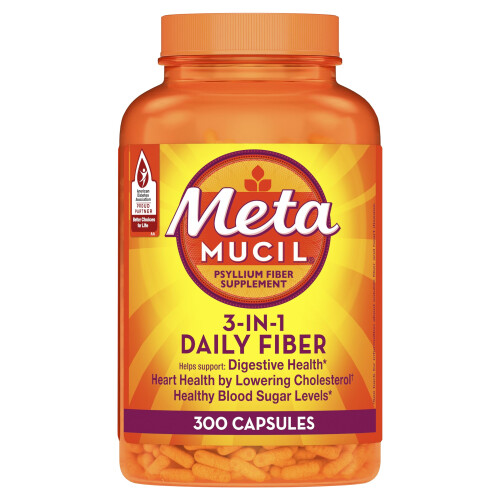 Psyllium Fiber Capsules 300 Count
