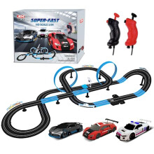 AGM MASETCH High Speed Series Slot Car Race Track Sets - Slot Cars, Race Tracks & Accessories Electric Race Car Track, Dual Electric Race Track,