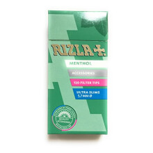 Menthol Ultra Slims Filter Tips 120 Tips Per Pack - 5 Packs (600 Tips)