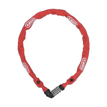 Antivol ABUS - Ketting 1200 web 60 cm Rood - Fiets recreatie Man Volwassene