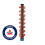Bissell 1934F, Carpet Brushroll Crosswave, Black/Orange/Blue, One Size 1