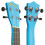 Soprano Ukulele Ukelele for Kids includes Gig Bag, Felt Pick, Spare Strings - Blue - TIGER UKE7-BL 3