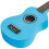 Soprano Ukulele Ukelele for Kids includes Gig Bag, Felt Pick, Spare Strings - Blue - TIGER UKE7-BL 4