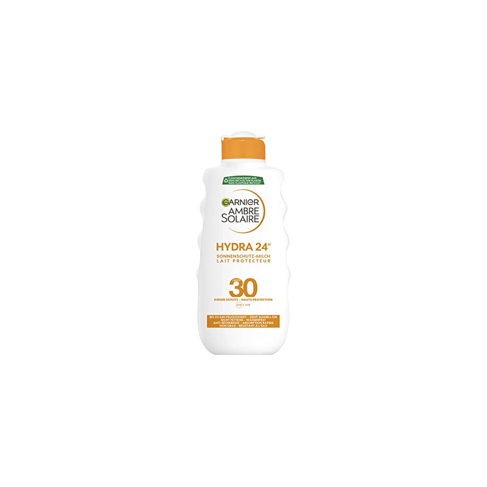 Ambre Solaire Sun Protection Milk SPF 30 Moisturising Sun Cream with Shea Butter (1 x 200 ml)