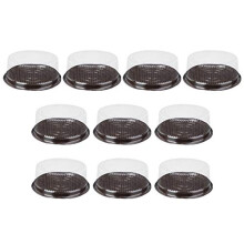 10Pcs 8 Inch Cake Boxes Individual, Cake Containers with Dome Lids, Transparent Cake Boxes Dessert Boxes Bakery Dessert Take out Packing Case for