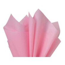 100 Sheets Light Pink Tissue Paper for Gift Wrapping, Weddings, Birthday, Party, Arts Craft, DIY