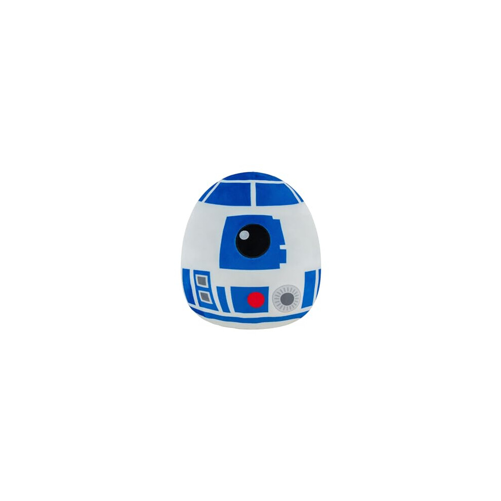 Squishmallows Star Wars R2-D2 Plush - Add R2-D2 To Your Squad, Ultrasoft Stuffed Animal Plush Toy, Official Kellytoy Plush, And ,10Inch White/Blue