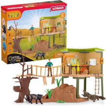WILD LIFE — Special Edition 68-Piece NatGeo Safari Animal Playset with Ranger and Animal Figures, Detailed and Immersive Wild Life Toys for Kids