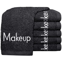 QCS Towels - 6 Pack Makeup Remover Cloth Towels - 100% Pure Cotton - Premium Quality Multi-purpose Towelling - Bath Washing Mitts - Absorbent Flannel