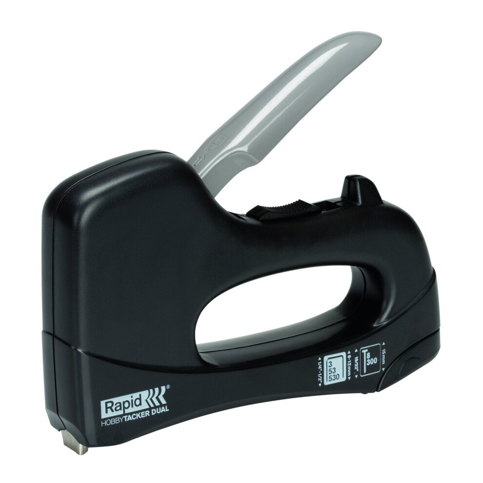 Staple Gun for Hobby Applications, Plastic Body, Hobbytacker Dual, 23601201