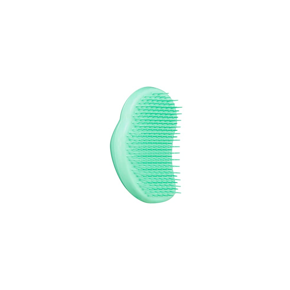 |The Original Mini Detangling Hairbrush | Palm Size Perfect for Kids & Travelling | Ideal for Wet & Dry Hair |Reduces Flyaways | Tropicana Green