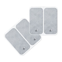 Self-Adhesive Gel Electrode Pads, 50 x 100 mm, Replacement Set of 4 Pads, TENS and EMS Electrodes suitable for Beurer Electrostimulators