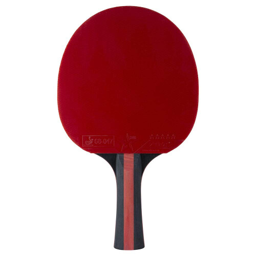 Prestige 5-Star Table Tennis Bat, Black/Red 1