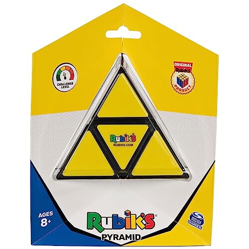 Rubiks Pyramid Rubiks Pyramid Pocket Colour-Matching Triangular Cubing Puzzle 1