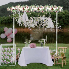 Garden Archway Plant Rose Trellis Wedding Metal Arch Backdrop Stand