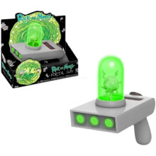 (B With box) Rick And Morty Figure Portal Gun Portal Game Replica Model Luminescence Toys Assembly Toy 1:1 Anime Restore Kids Birthday Gifts
