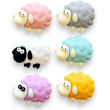 Fridge Magnets, Cute Sheep Animal Fridge magnets, Pack of 6