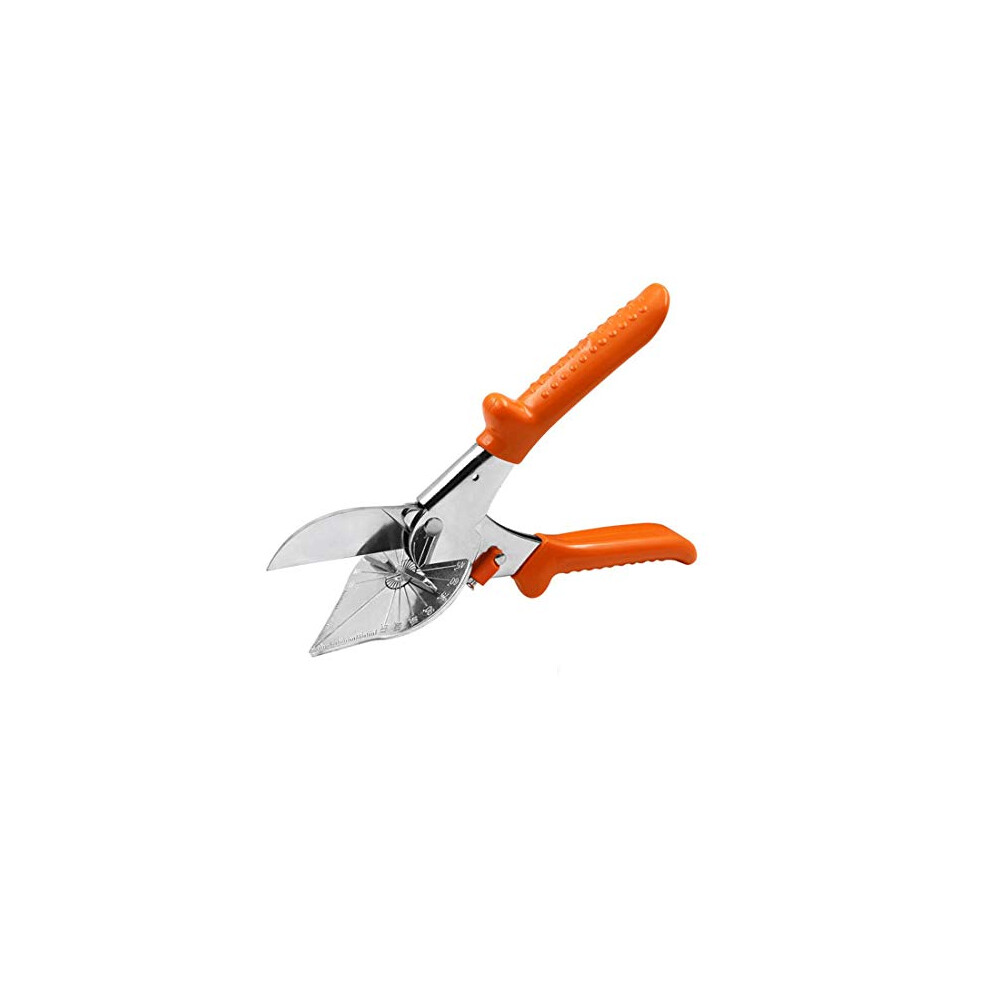 Teeven Multi Angle Mitre Shear Cutter 45-135 Adjustable Degree, Adjustable Angle Scissors Multi Scissor Angled Miter Cutter For Cutting Pe Plastic Soft Wood