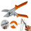 Multi Angle Mitre Shear Cutter 45-135 adjustable degree, Adjustable Angle Scissors Multi Scissor Angled Miter Cutter for Cutting PE Plastic Soft Wood 5