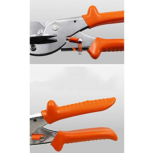 Multi Angle Mitre Shear Cutter 45-135 adjustable degree, Adjustable Angle Scissors Multi Scissor Angled Miter Cutter for Cutting PE Plastic Soft Wood 2