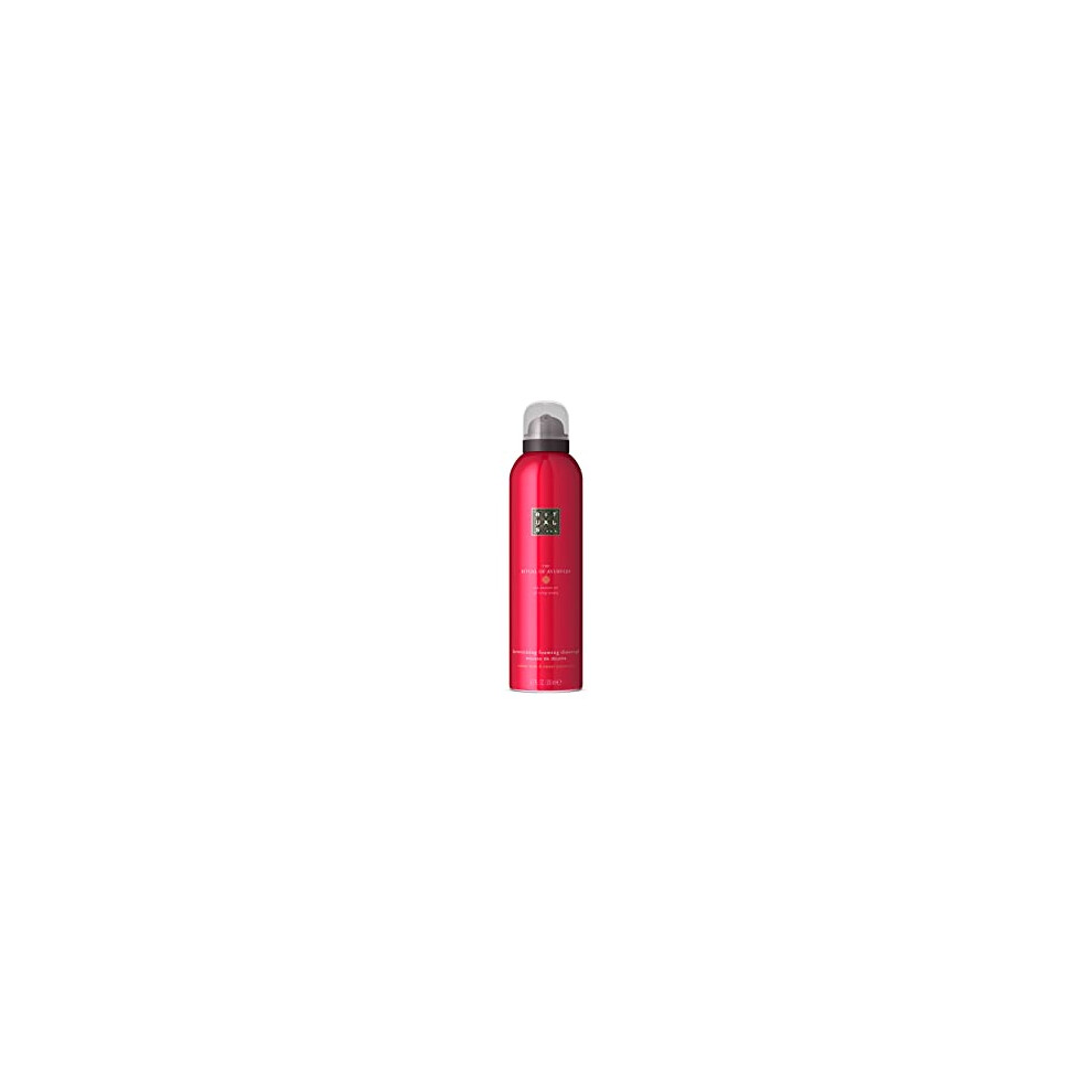 Foaming Shower Gel from The Ritual of Ayurveda, 200 ml - with Indian Rose & Sweet Almond Oil - Soothing & Nourishing Properties