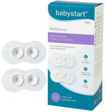 FertilCount - Fertility Test Kit for Men - Sperm Count Testing Kit x2 and Instruction Leaflet - Easy Home Fertility Tests for Couples Trying for a