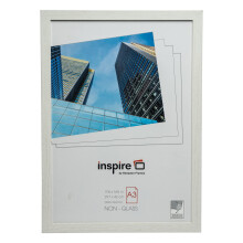 BERGEN A3 (30x42cm) White Picture Poster Photo Frame Plexi (Non-Glass) BERA3NG