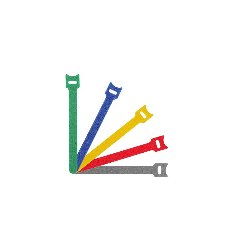 50Pcs Cable Strap Colorful - 10X115mm Cord Cable Management Cable Ties Reusable - Wires Organizer Cable Ties Tidy Wrap 6001588987251