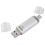Hama 16Gb USB Flash Drive with USB 3.0 & USB 3.1 Type-C Silver, 00124161 1