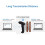 2D Wireless Barcode Scanner with Stand,1D 2D QR Digital/Screen Codes Supported,Handsfree Barcode Reader for Computer/Laptop/Windows/Mac,9200DAS 8