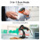 2D Wireless Barcode Scanner with Stand,1D 2D QR Digital/Screen Codes Supported,Handsfree Barcode Reader for Computer/Laptop/Windows/Mac,9200DAS 5