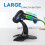 2D Wireless Barcode Scanner with Stand,1D 2D QR Digital/Screen Codes Supported,Handsfree Barcode Reader for Computer/Laptop/Windows/Mac,9200DAS 7