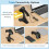 2D Wireless Barcode Scanner with Stand,1D 2D QR Digital/Screen Codes Supported,Handsfree Barcode Reader for Computer/Laptop/Windows/Mac,9200DAS 6