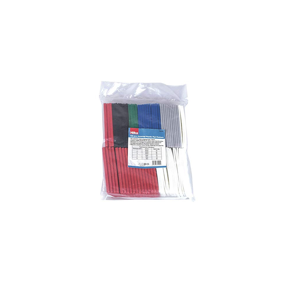 100 PCE Assorted Plastic Flat Packers