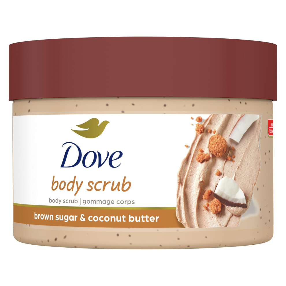 Scrub Brown Sugar & Coconut Butter For Silky Smooth Skin Body Scrub Exfoliates & Restores Skin's Natural Nutrients 298ml