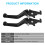 1 Pair Motorcycle Clutch Brake Handle Levers, Universal Brake Lever Handle Double Disc(Black) 4
