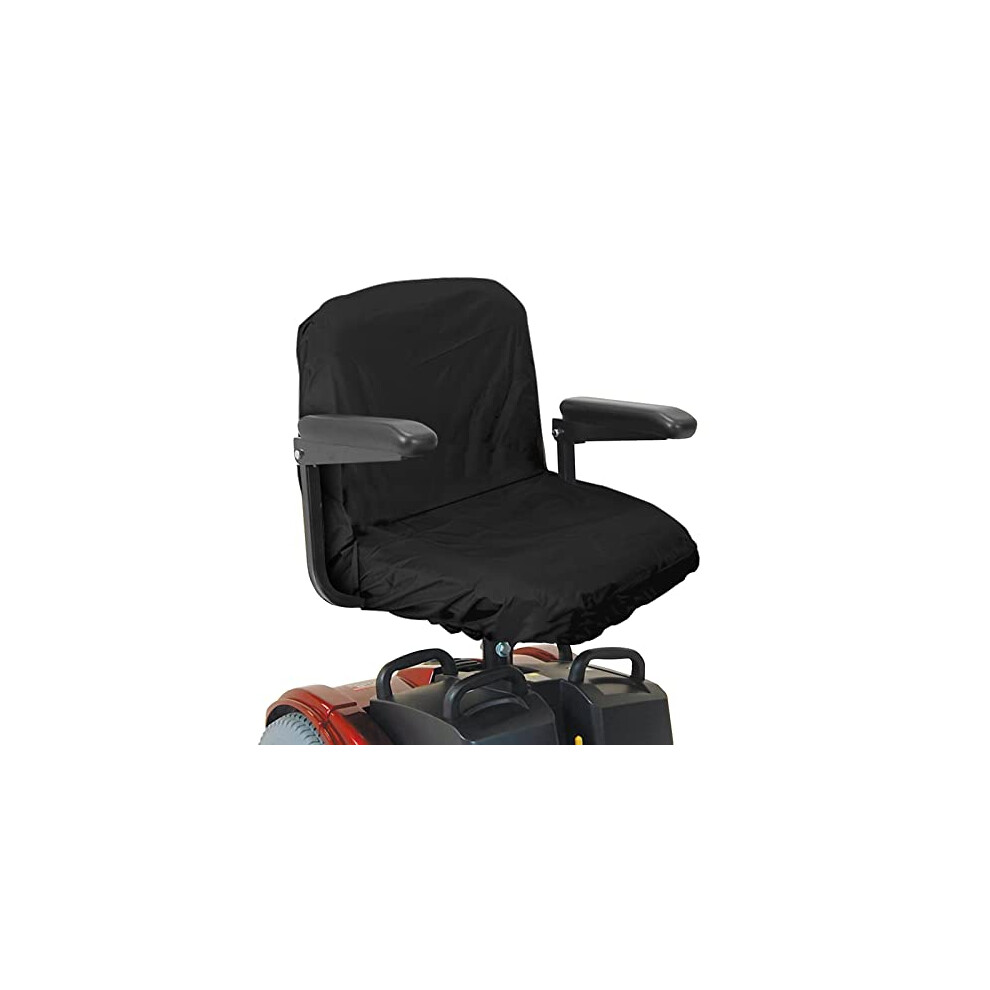 Delixike Black Waterproof Mobility Scooter/Electric Wheelchair Seat Cover Elasticated Waterproof Mobility Scooter