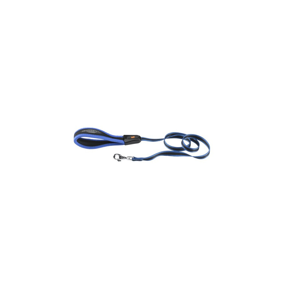 Blue Ergocomfort Padded Doig Lead 120cm x 20mm