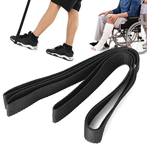 Leg Lifter Strap with Foot Strip, Mobility Aid for Disability, Elderly, Hip Replacement - Nylon 2