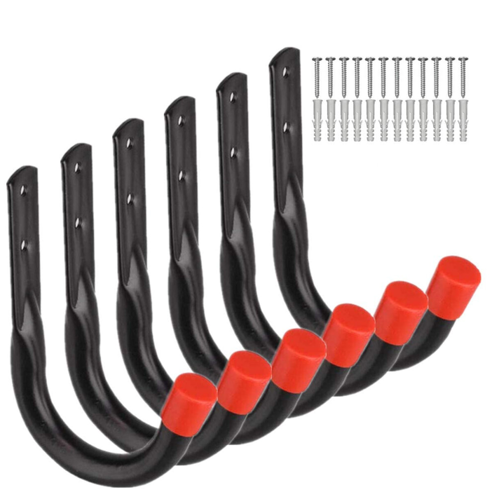 Heavy Duty Garage Storage Utility Hooks,Universal Wall Mount U Rack Organizer System,All-Purpose Hanging Hangers For 824006793786
